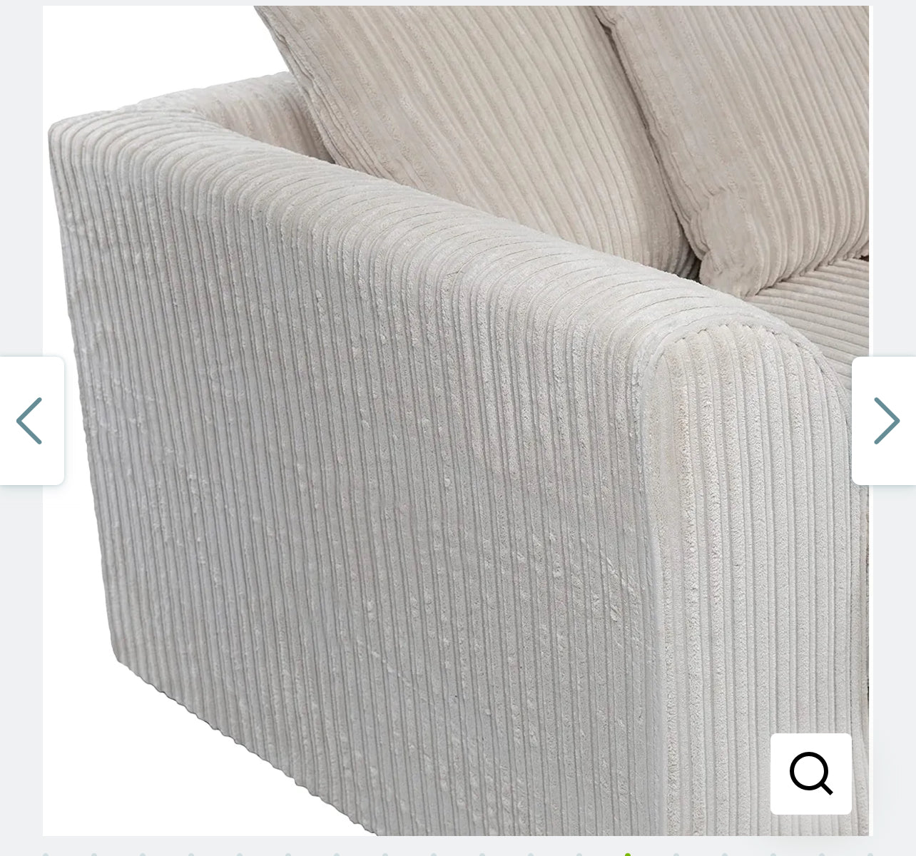Furnish UK DYLAN cord sofa for living room 3 by 2 Set