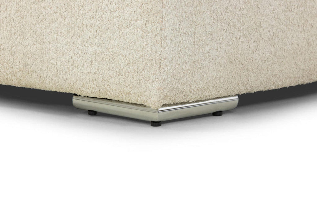 U-SHAPE BOUCLE/ TEDDY FABRIC SOFA