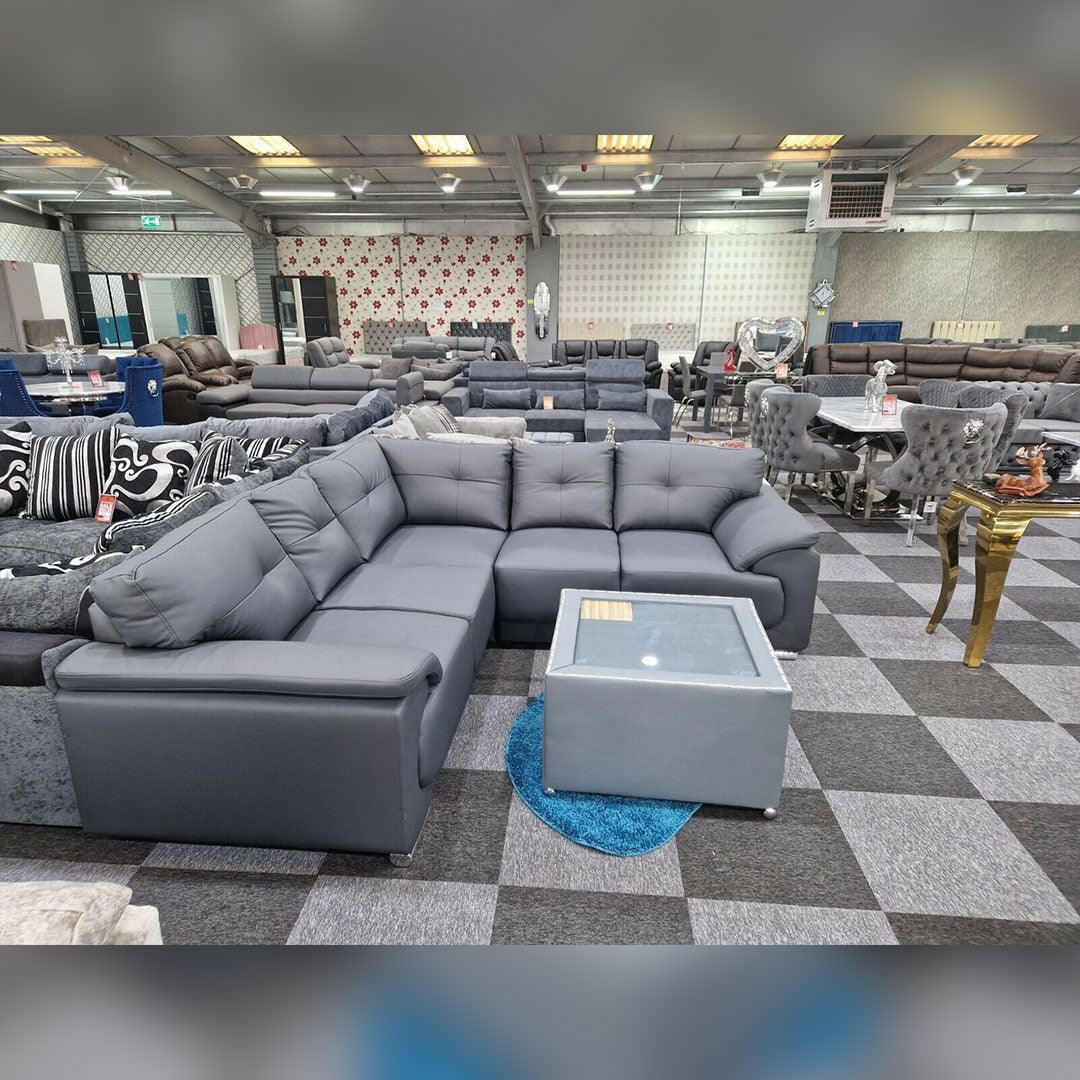 KANSAS CORNER SOFA GREY