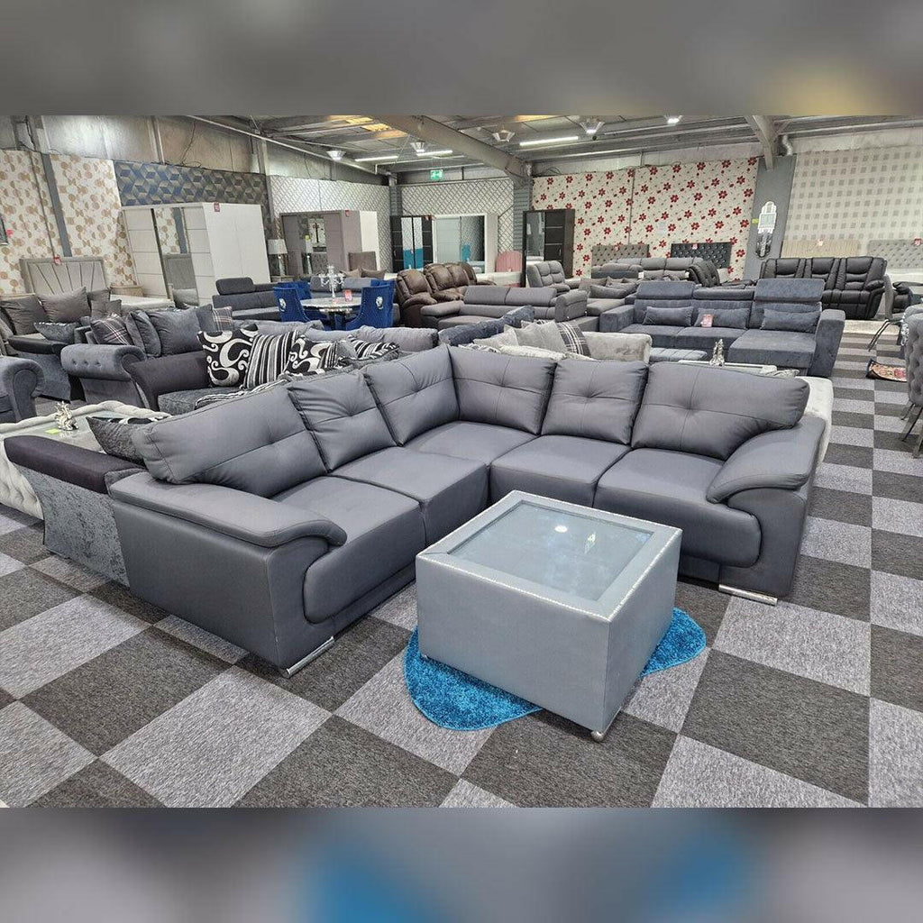 KANSAS CORNER SOFA GREY